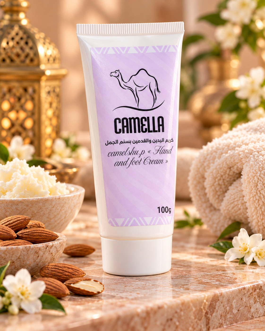 Crème Mains & Pieds au Snam de Chameau CAMELLA – 100 g