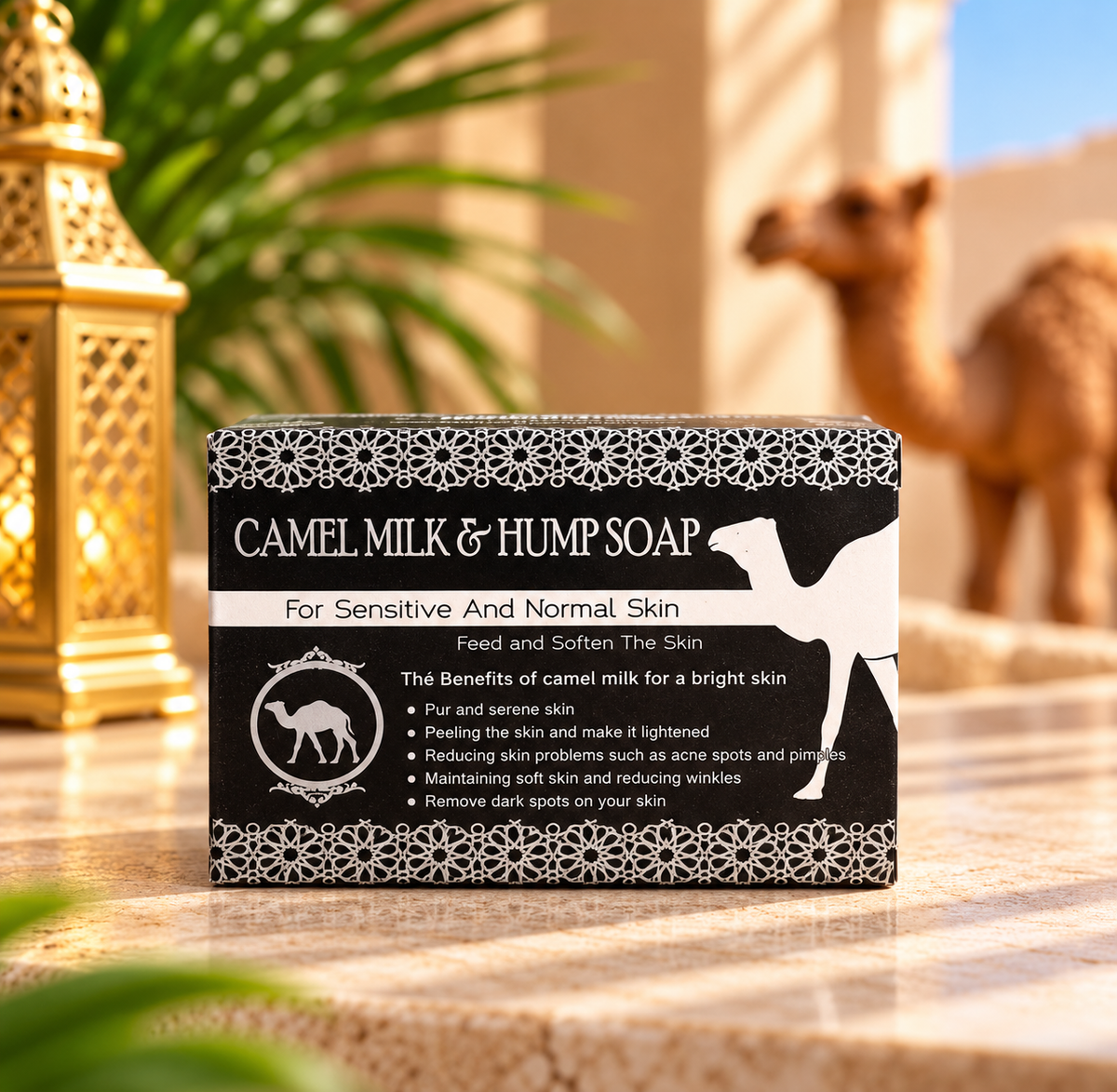 Savon au Lait de Chamelle & Snam de Chameau – Peaux Sensibles & Normales